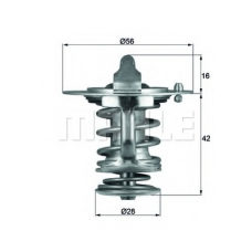 TX 83 77 MAHLE Термостат, охлаждающая жидкость