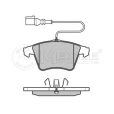 025 237 4919/W MEYLE Комплект тормозных колодок, дисковый тормоз
