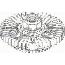 500 402 TOPRAN Сцепление, вентилятор радиатора
