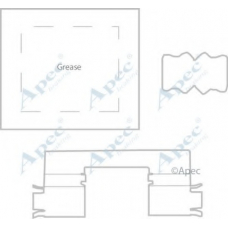 KIT1182 APEC Комплектующие, тормозные колодки