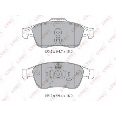 BD-6317 LYNX Bd-6317 колодки тормозные передние renault duster 2.0 12>/fluence 1.6-2.0 10>/ megane iii 1.6-2.0 09