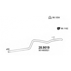 28.9019 ASSO Труба выхлопного газа