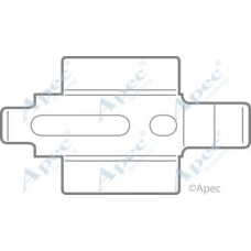 KIT304 APEC Комплектующие, тормозные колодки