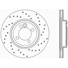 BDRS2399.25 OPEN PARTS Тормозной диск