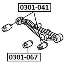 0301-041 ASVA Подвеска, рычаг независимой подвески колеса