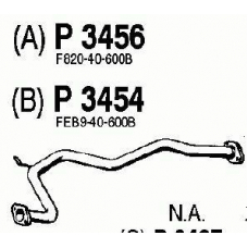 P3454 FENNO Труба выхлопного газа