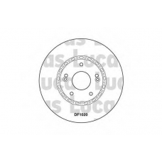 DF1020 TRW Тормозной диск