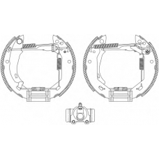 8DB 355 004-951 HELLA PAGID Комплект тормозных колодок