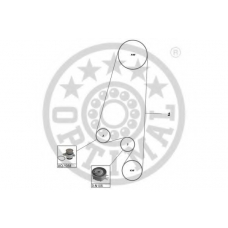 SK-1344AQ1 OPTIMAL Водяной насос + комплект зубчатого ремня