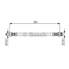 1 987 476 688 BOSCH Тормозной шланг