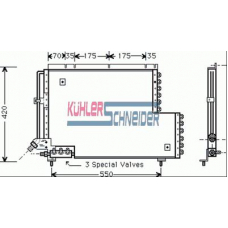 3321201 KUHLER SCHNEIDER Конденсатор, кондиционер