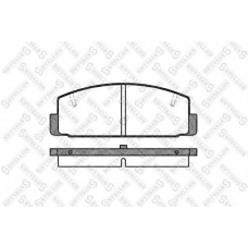 190 020-SX STELLOX Комплект тормозных колодок, дисковый тормоз
