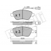 22-0321-0 METELLI Комплект тормозных колодок, дисковый тормоз