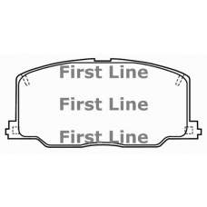 FBP1284 FIRST LINE Комплект тормозных колодок, дисковый тормоз