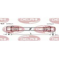 LH2161 DELPHI Тормозной шланг