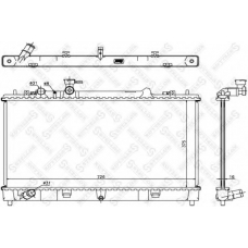 10-26702-SX STELLOX Радиатор, охлаждение двигателя