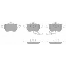 FBP-0876-01 FREMAX Комплект тормозных колодок, дисковый тормоз