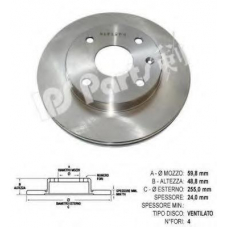 IBT-1W09 IPS Parts Тормозной диск