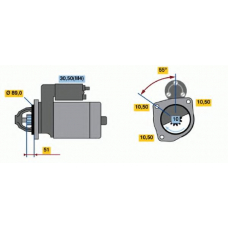 0 001 367 054 BOSCH Стартер