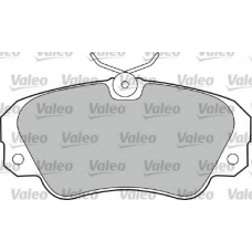 598256 VALEO Комплект тормозных колодок, дисковый тормоз