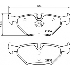 8DB 355 008-761 HELLA PAGID Комплект тормозных колодок, дисковый тормоз