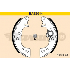 BAE5014 BARUM Комплект тормозных колодок