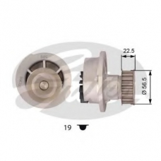 WP0006 GATES Водяной насос