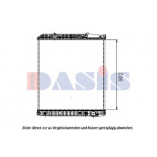 132080S AKS DASIS Радиатор, охлаждение двигателя