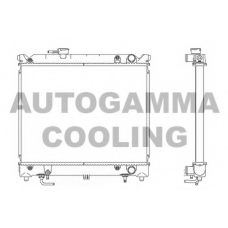 102342 AUTOGAMMA Радиатор, охлаждение двигателя