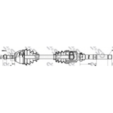 245066 GSP Приводной вал