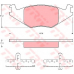 GDB463 TRW Комплект тормозных колодок, дисковый тормоз