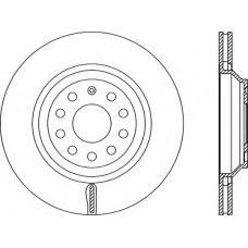 BDA2338.20 OPEN PARTS Тормозной диск