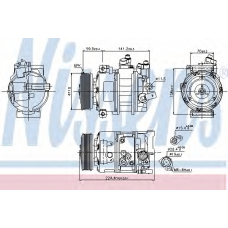 89020 NISSENS Компрессор, кондиционер