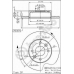 BS 7254 BRECO Тормозной диск