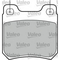 540450 VALEO Комплект тормозных колодок, дисковый тормоз