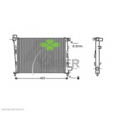 31-1624 KAGER Радиатор, охлаждение двигателя