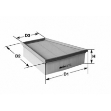 MA3157 CLEAN FILTERS Воздушный фильтр