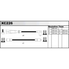 XC226 QUINTON HAZELL Комплект проводов зажигания