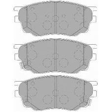 FD7138A NECTO Комплект тормозных колодок, дисковый тормоз