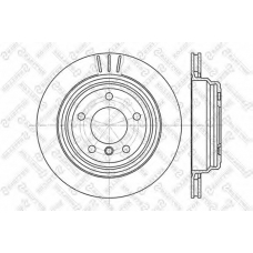 6020-1539V-SX STELLOX Тормозной диск