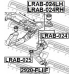 LRAB-024 FEBEST Подвеска, рычаг независимой подвески колеса