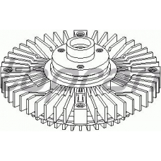 109 607 TOPRAN Сцепление, вентилятор радиатора