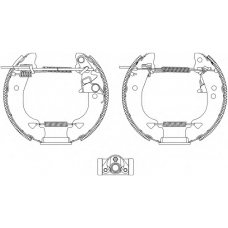 8DB 355 004-331 HELLA PAGID Комплект тормозных колодок