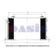 212064N AKS DASIS Конденсатор, кондиционер