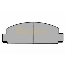 PA757 BRAKE ENGINEERING Комплект тормозных колодок, дисковый тормоз