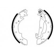 8DB 355 002-021 HELLA Комплект тормозных колодок