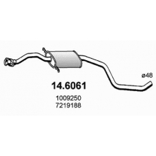 14.6061 ASSO Средний глушитель выхлопных газов