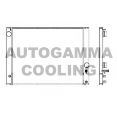 105251 AUTOGAMMA Радиатор, охлаждение двигателя