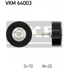 VKM 64003 SKF Паразитный / ведущий ролик, поликлиновой ремень