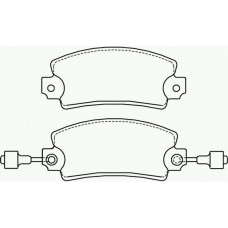 T0649 PAGID Комплект тормозных колодок, дисковый тормоз